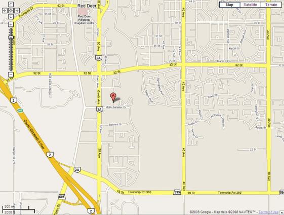 Royal Canadian Legion Map